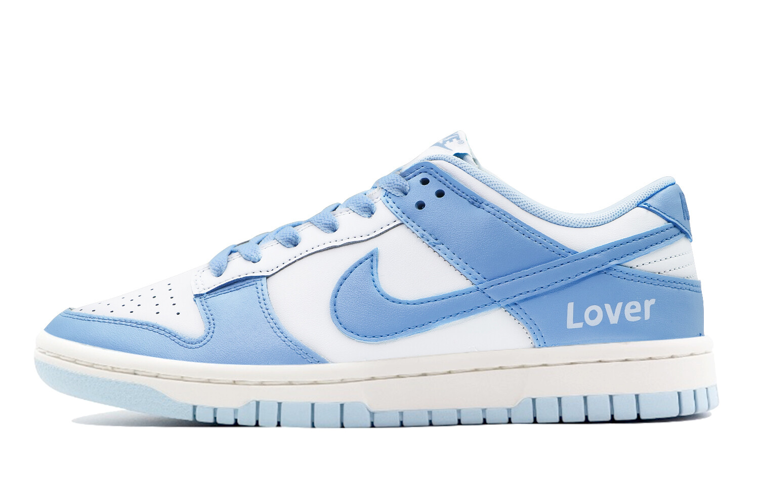 

Кроссовки Nike Dunk Skateboard Shoes Women's Low-Top White Blue, Синий, Кроссовки Nike Dunk Skateboard Shoes Women's Low-Top White Blue