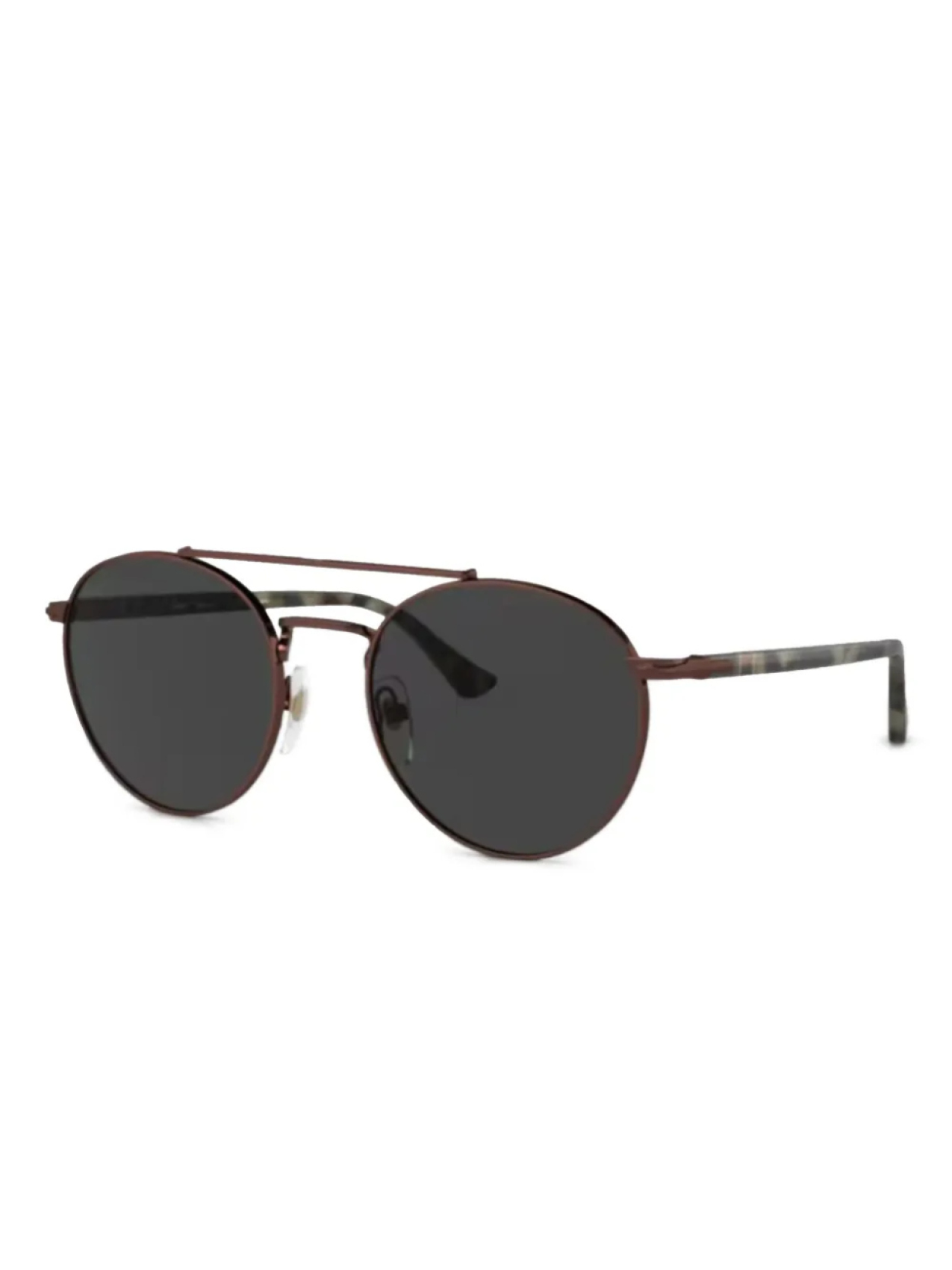 

Persol солнцезащитные очки в круглой оправе, коричневый