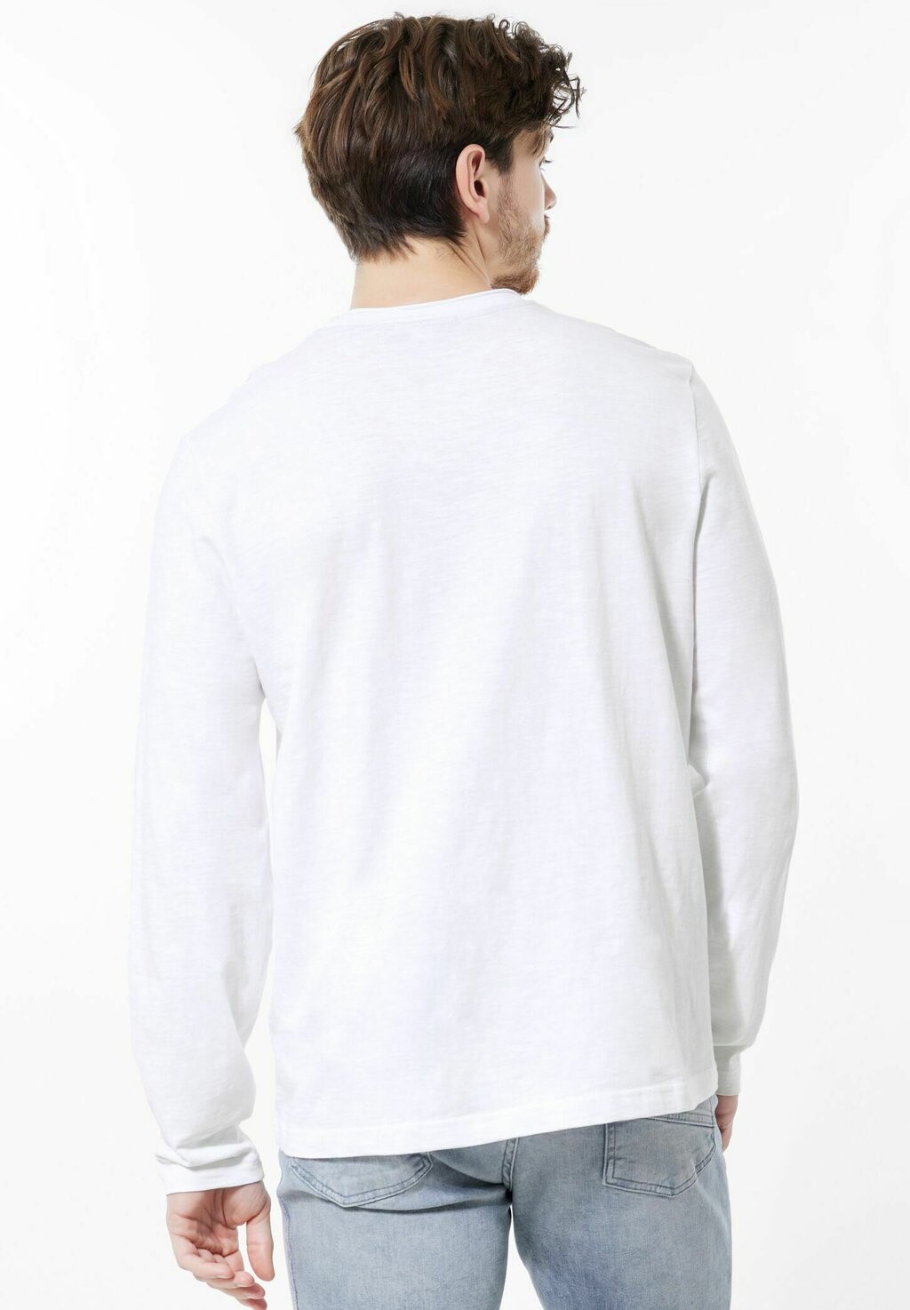 

Топ с длинными рукавами MIT BRUSTPRINT Street One MEN, белый