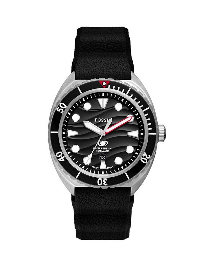 

Часы Fossil Breaker, 42 мм, черный