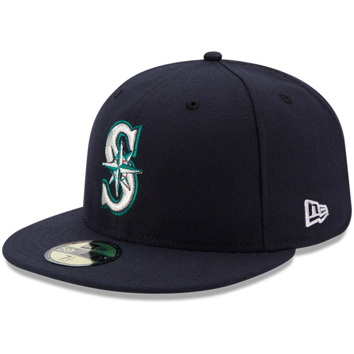 

Мужская облегающая шляпа New Era Navy Seattle Mariners Authentic Collection On Field 59FIFTY