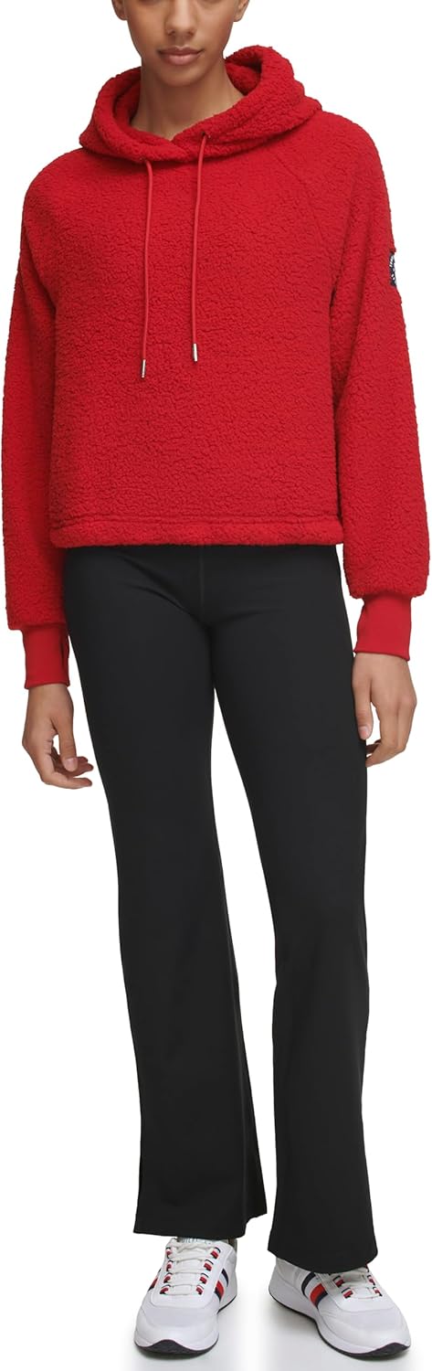 

Женская толстовка с капюшоном Tommy Hilfiger из мягкой шерпы с тканым логотипом, Rich Red, Красный, Женская толстовка с капюшоном Tommy Hilfiger из мягкой шерпы с тканым логотипом, Rich Red