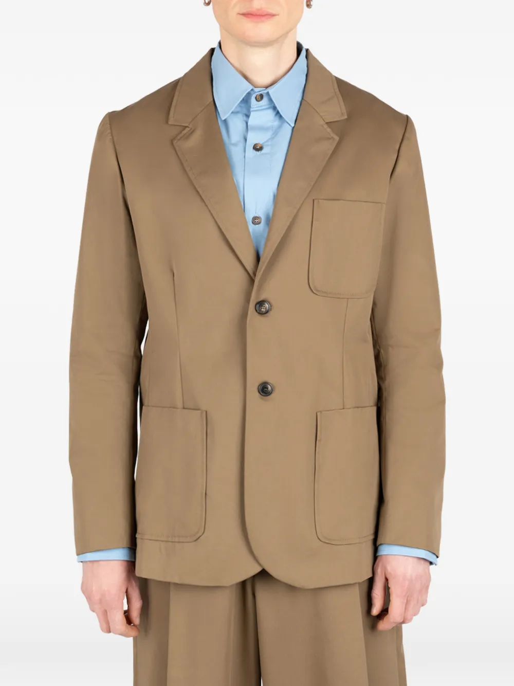 

Жакет с накладными карманами Société Anonyme, бежевый