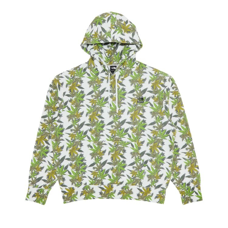 

Толстовка Supreme x The North Face Leaf Hooded 'White', белый