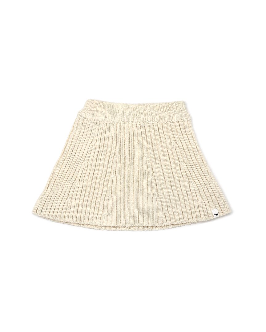 

О детка! Вязаная юбка-клеш Oh baby!, белый