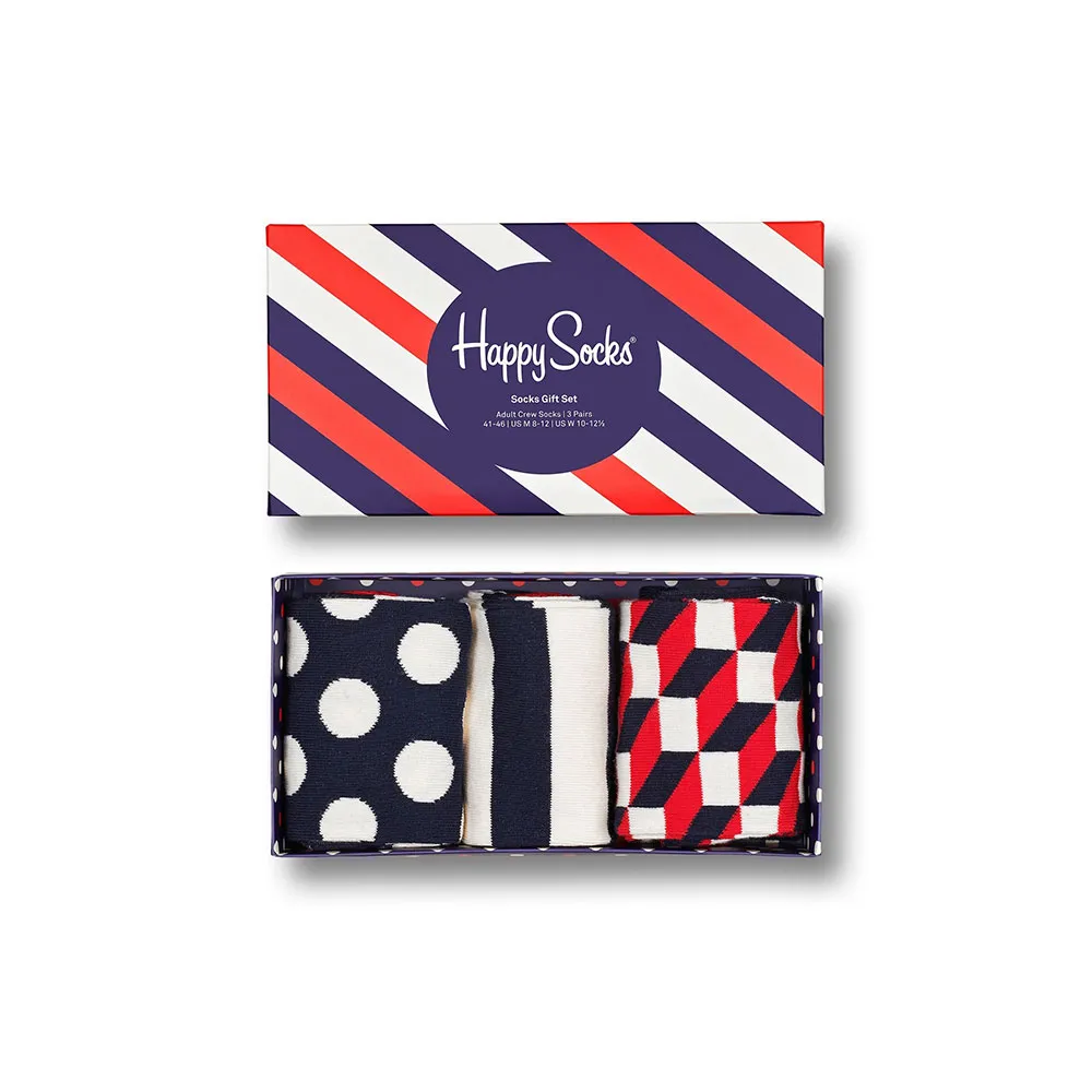 

Носки Happy 3-Gift Set Classics long, разноцветный