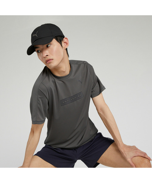 

Футболка с коротким рукавом, унисекс, для бега PUMA, серый