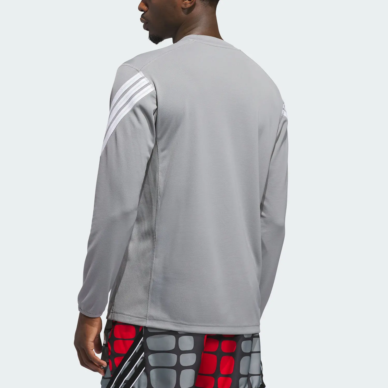 FW25 CRAZY LITE Футболка мужская Adidas, серый — фото 4