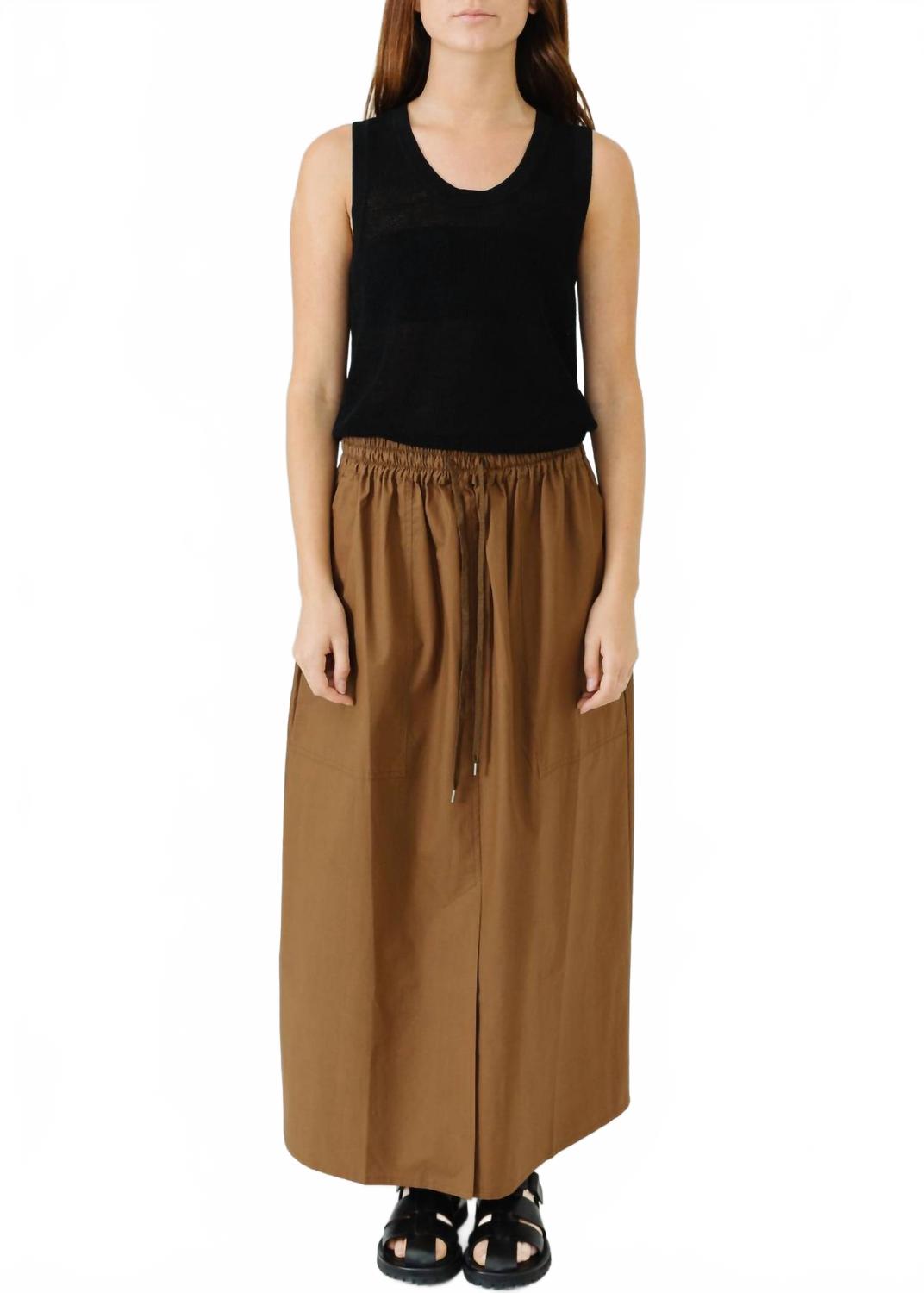 

Оутс макси-юбка в миндальном цвете Studio Nicholson, Almond