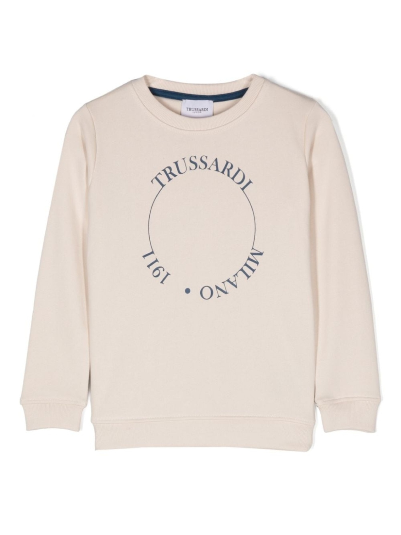 

TRUSSARDI JUNIOR толстовка с логотипом, нейтральный цвет