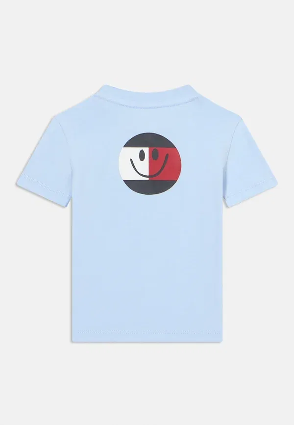 Футболка Tommy Hilfiger 2 Pack Back Smiley Logo Jersey T-Shirts Print, нежно-голубой — фото 2