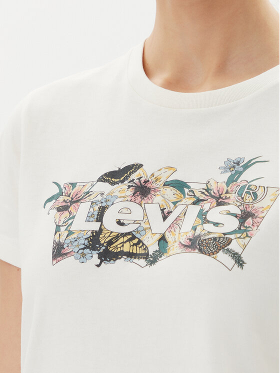 Футболка стандартного кроя Perfect 17369-2948 Levi'S, белый — фото 4