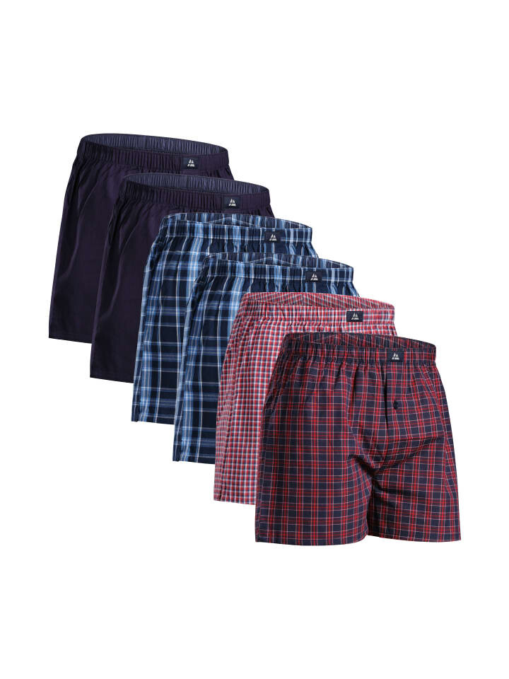

Боксерские трусы DANISH ENDURANCE, цвет blue/red mix