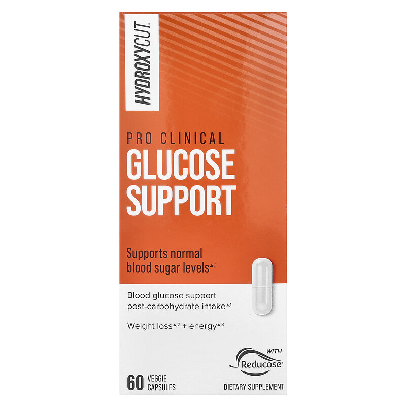 

Hydroxycut, Pro Clinical, поддержка уровня глюкозы, 60 растительных капсул