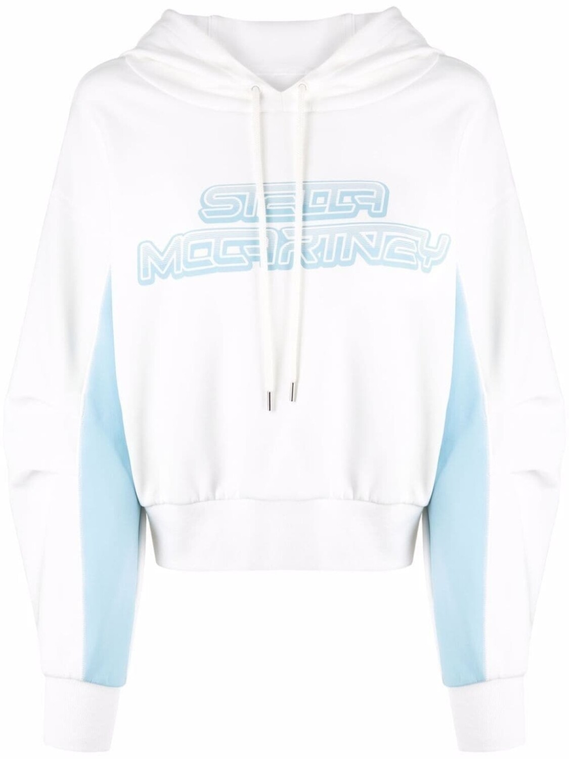 

Stella McCartney худи из джерси с логотипом, белый