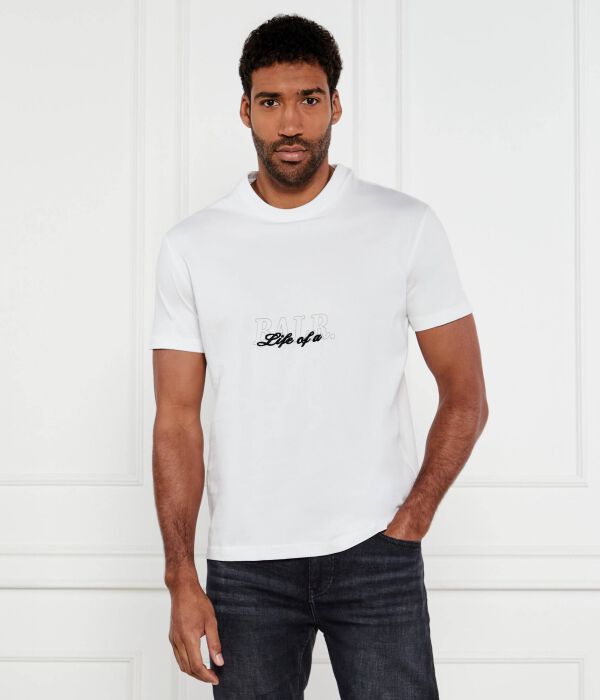 

Сценарий на футболке Regular fit Balr., белый