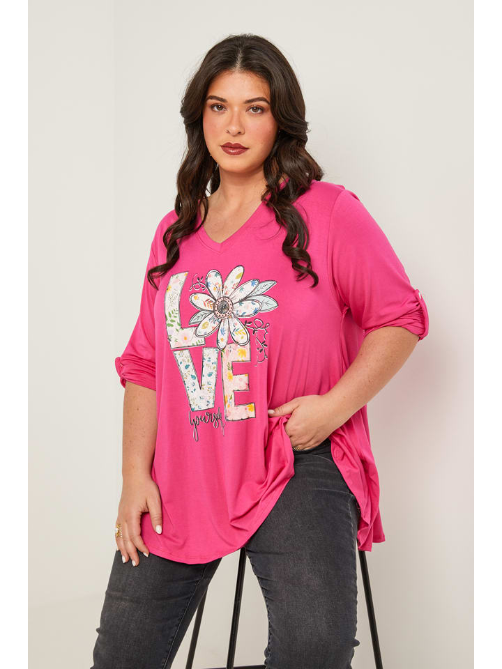 

Блузка Curvy Lady, фуксия
