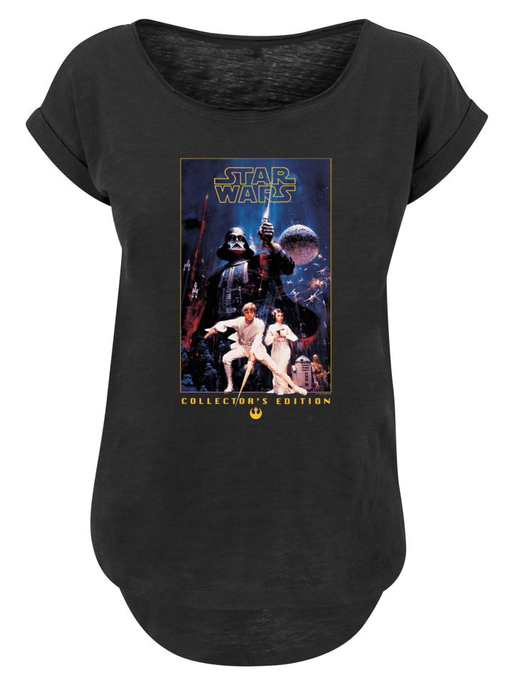 

Длинная футболка. Длинная футболка Star Wars Collectors Edition, черного цвета. F4NT4STIC, Черный, Длинная футболка. Длинная футболка Star Wars Collectors Edition, черного цвета. F4NT4STIC