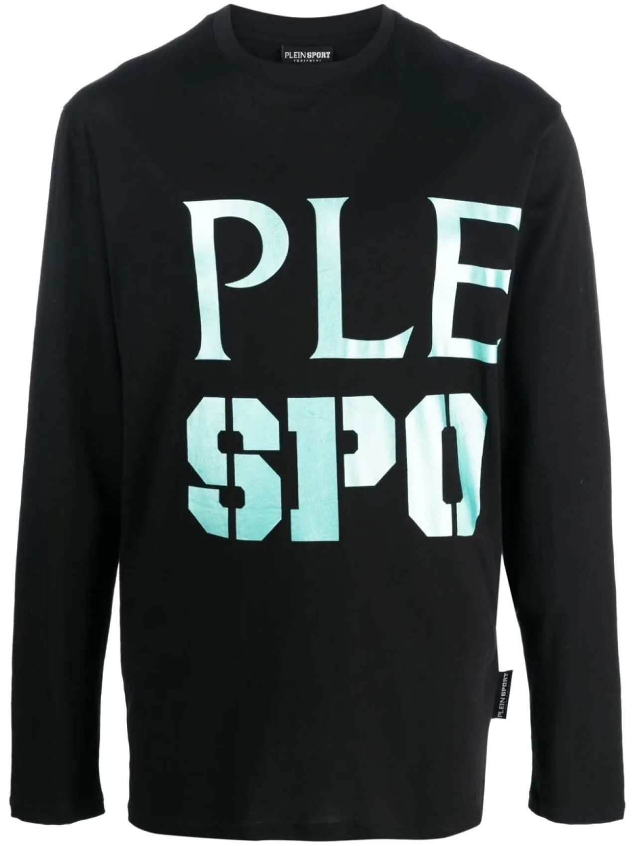 

Plein Sport футболка с длинными рукавами и логотипом, черный