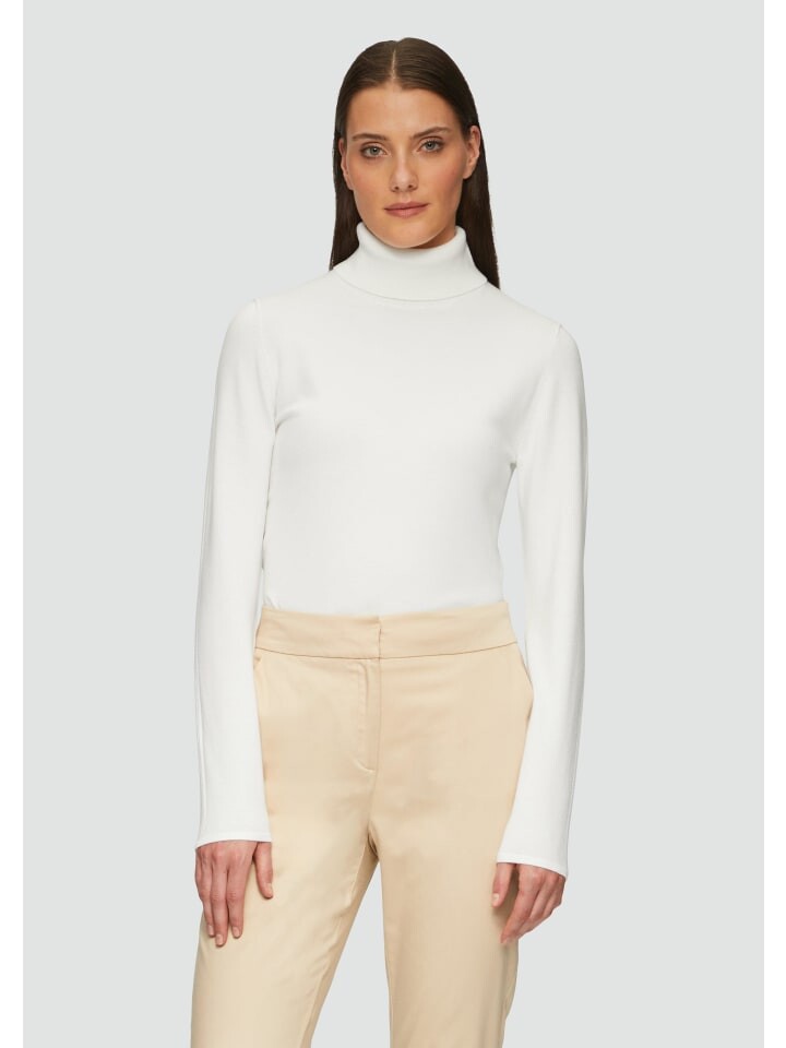 

Пуловер s.Oliver BLACK LABEL Strickpullover langarm, кремовый