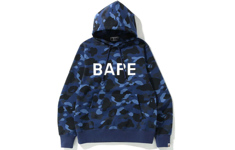

BAPE Color Camo Bape Пуловер с капюшоном SS23 A Bathing Ape, красный