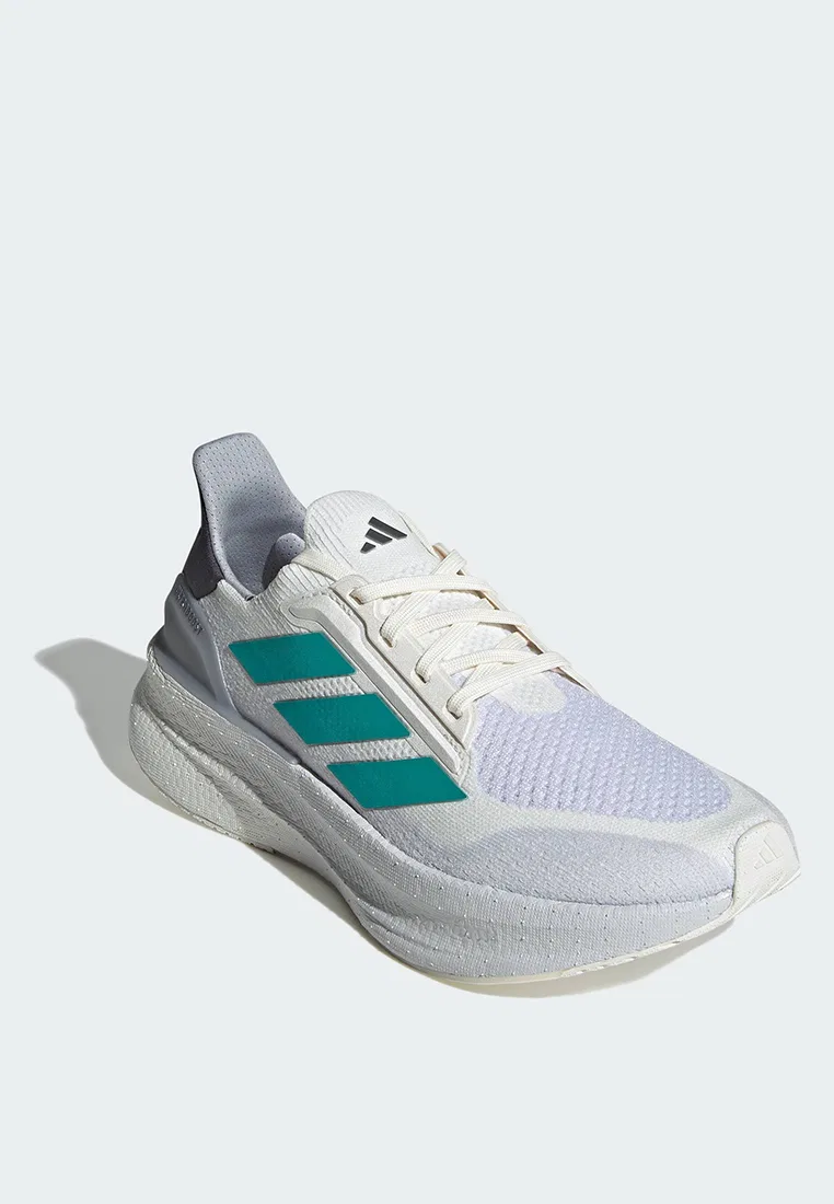 Кроссовки мужские спортивные, Ultraboost 5x, Adidas, бирюзовый/белый/серый — фото 2