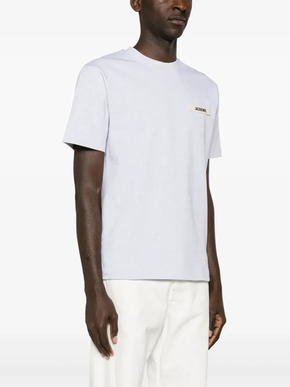 Топ Le T-shirt Gros Grain Jacquemus, серый — фото 3