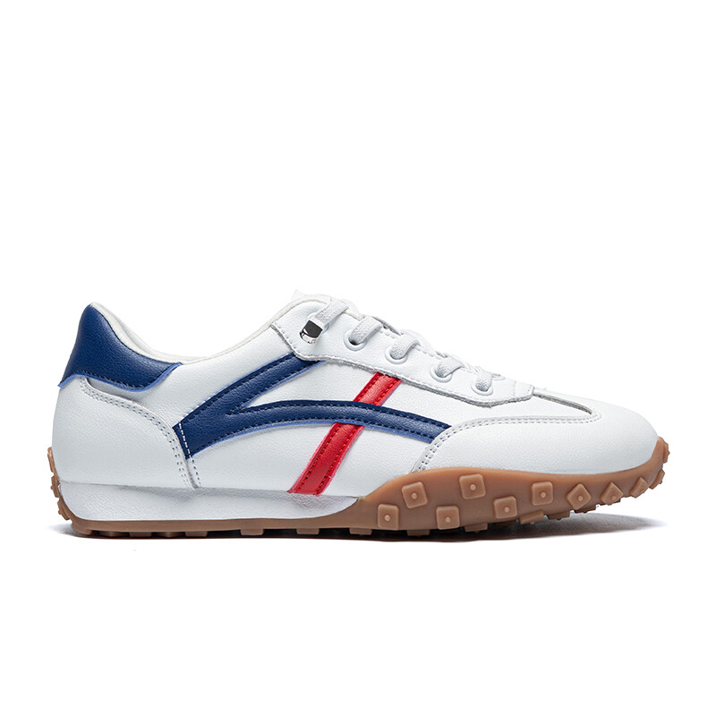 Кеды, скейтборд обувь женская низкая Zhr, цвет White/Blue Red — фото 2