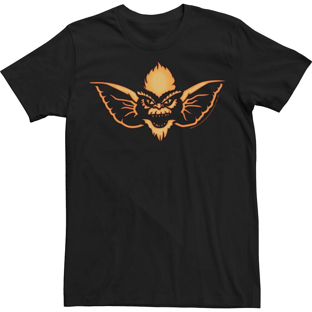 

Мужская футболка Gremlins Gremlin с тыквым лицом на Хэллоуин Licensed Character, черный