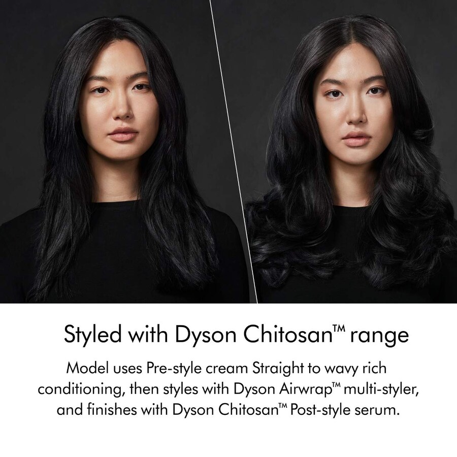 Крем для предварительной укладки волос с хитозаном для гибкой фиксации Dyson, 3.38 oz /100 ml, Straight to Wavy Hair, Rich Conditioning — фото 2