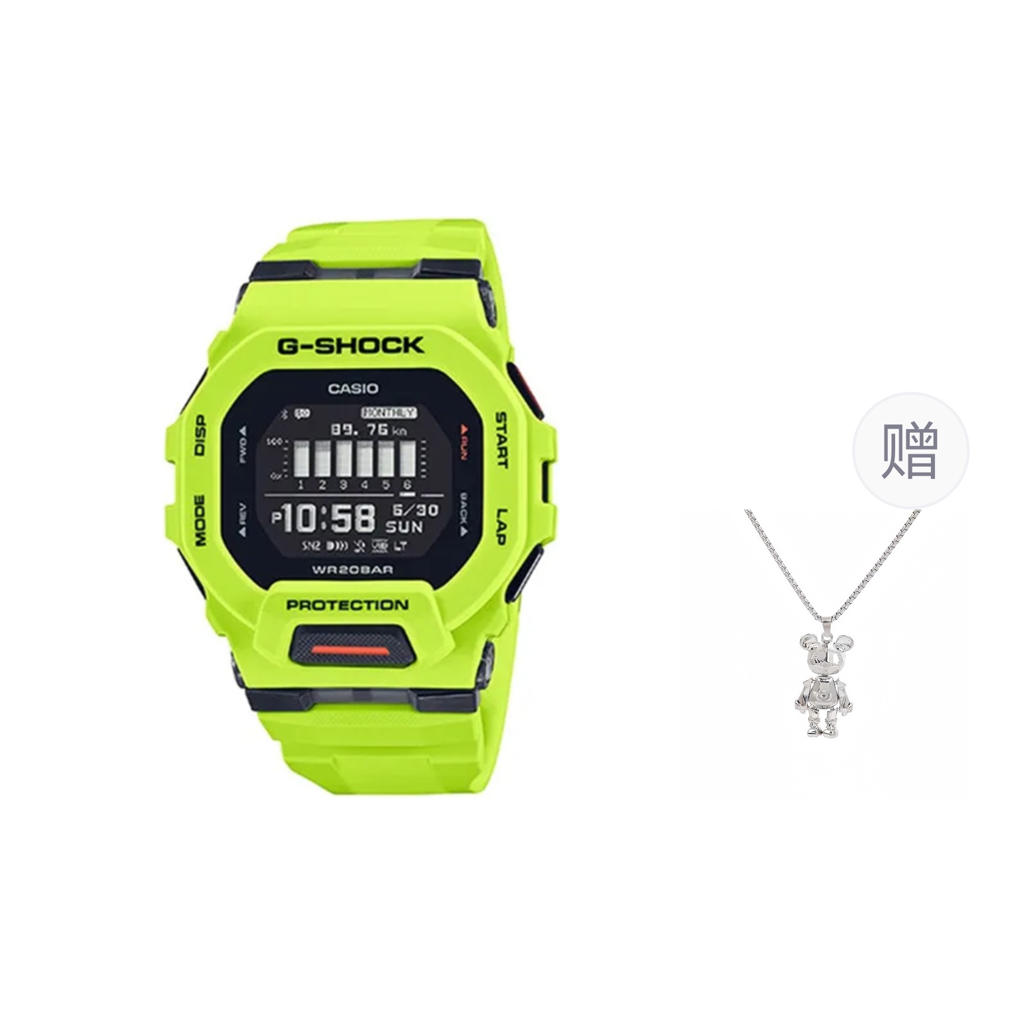 

G-SHOCK Часы G SHOCK Quartz Movement Resin Strap Watch Unisex Black Dial