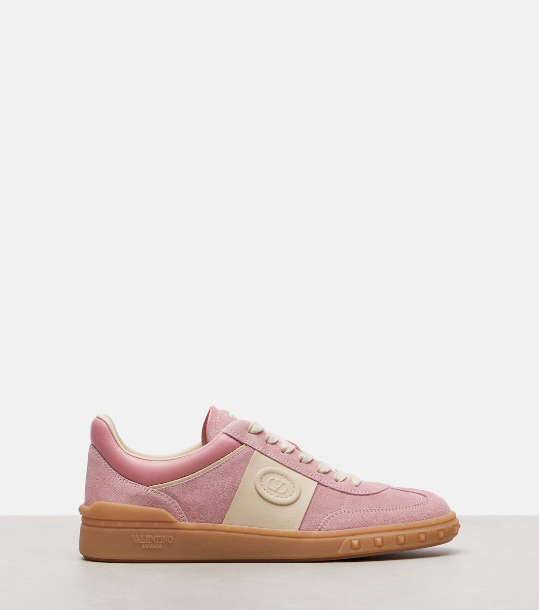 Upvillage замшевые кроссовки Valentino Garavani, Candy Rose/Glace/Glace/Ambra — фото 4