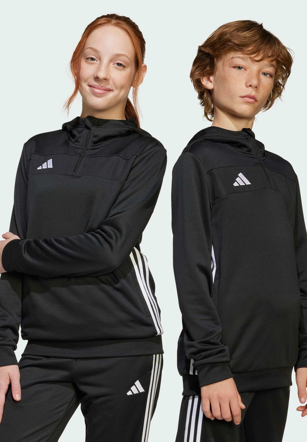 

Толстовка с капюшоном TIRO 25 ESSENTIALS KIDS Adidas Performance, черный