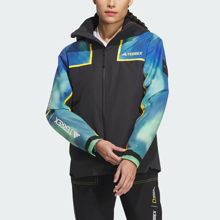 Женская куртка National Geographic X Outdoor, черная Adidas — фото 3