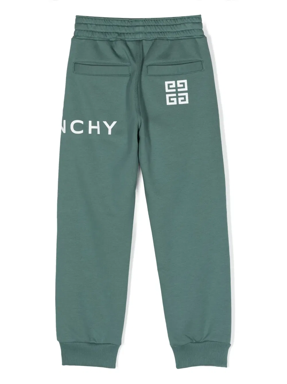 Спортивные брюки из флиса с логотипом Givenchy Kids, зеленый — фото 2