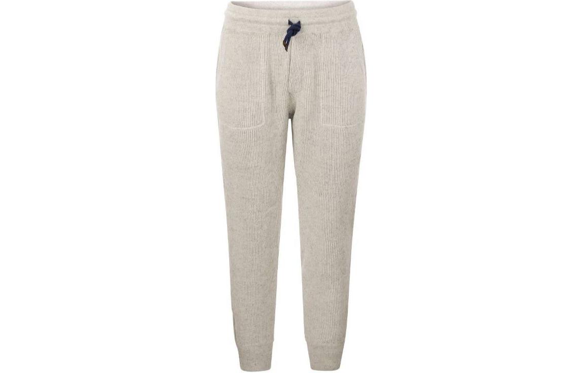 

Вязаные спортивные штаны мужские серые Brunello Cucinelli, серый