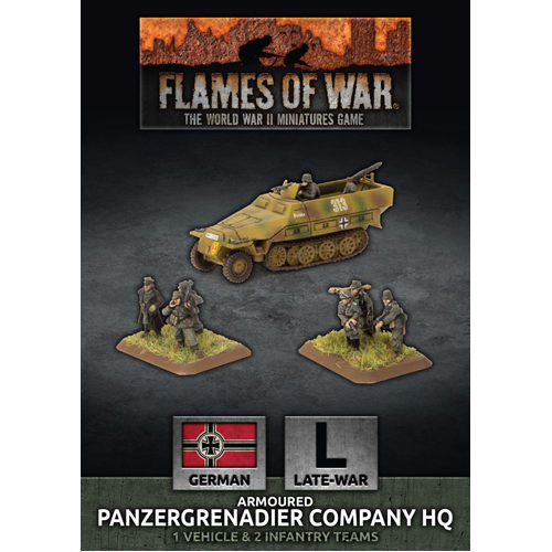 

Фигурки Flames Of War: Panzergrenadier Company Hq (Plastic)