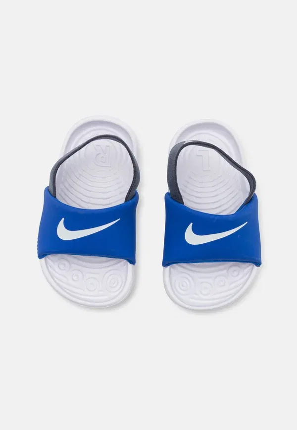 Сланцы Nike Performance Kawa slide pool, цвет игровой синий/белый/грозовой синий — фото 4