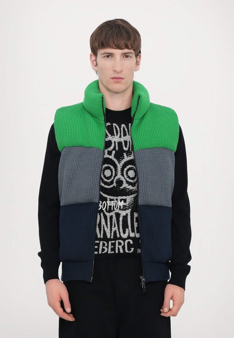 

Куртка Iceberg Waistcoat, Fantasia Verde/Grigio/Blu/Grey