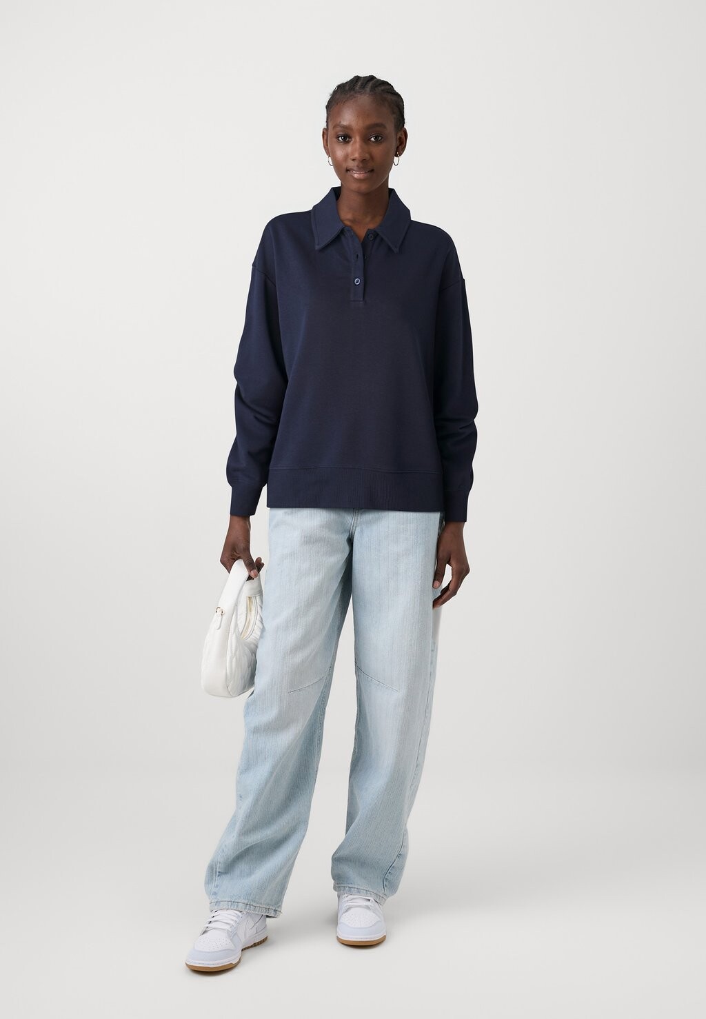 

Толстовка COLLAR Gina Tricot, темно-синий
