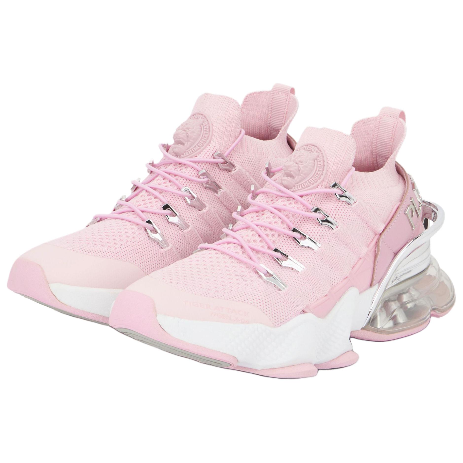 PLEIN SPORT Кроссовки Tiger Attack Low top Casual 3 см Unisex Pink — фото 4