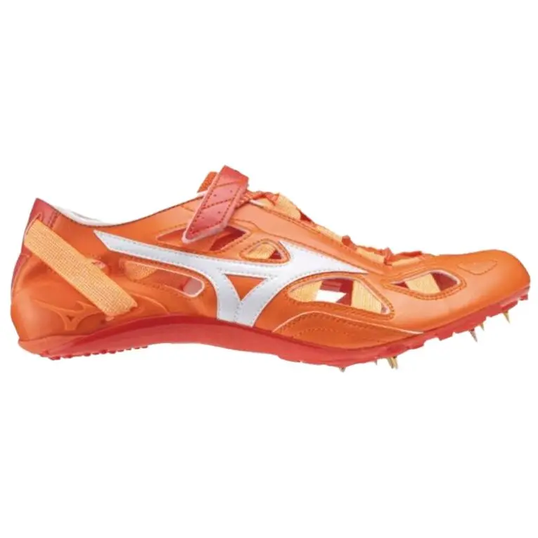 Амортизирующие устойчивые к истиранию функциональные кроссовки Orange Track And Field Shoes Unisex Low top Mizuno, оранжевый — фото 3