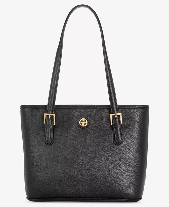 

Сумка-тоут Pebble Tulip Large Giani Bernini, черный