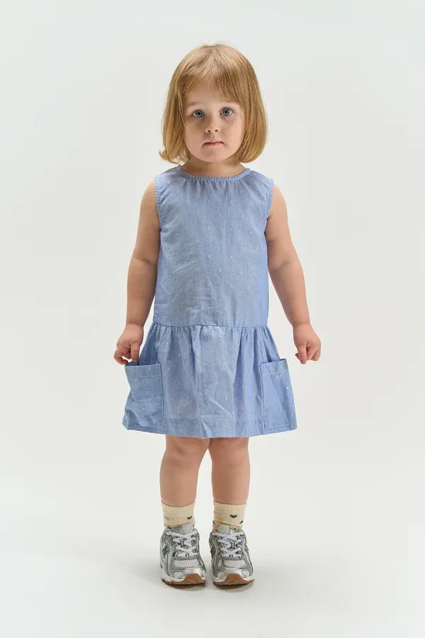 Платье Tnstthea sl day dress The New Siblings, вечно синий в полоску