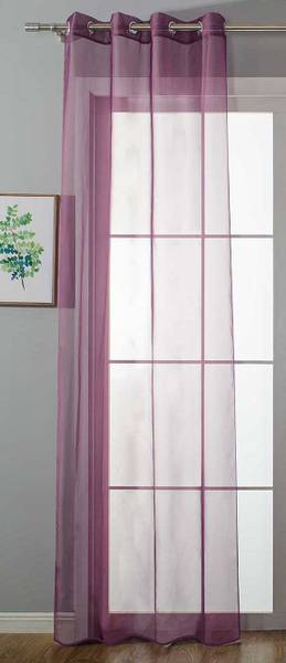 

Штора Gardinenbox Ösen Transparent Voile, 140x225x1 см, фиолетовый