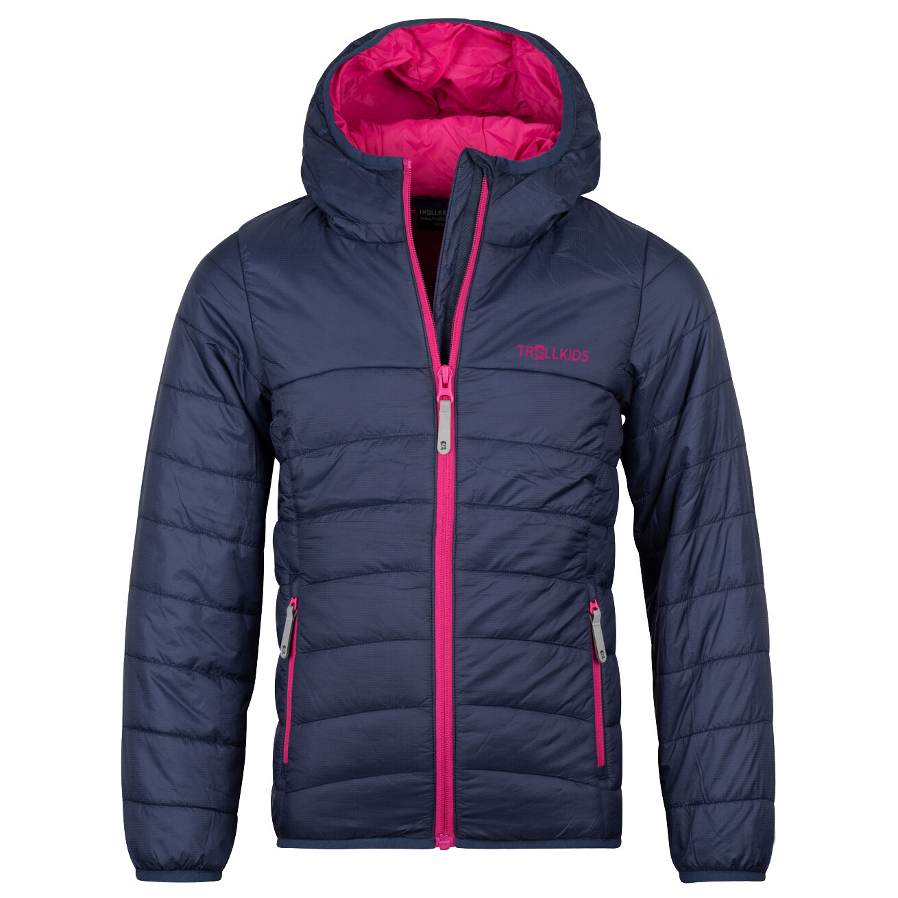 

Куртка из синтетического волокна Trollkids Girl's Eikefjord, цвет Navy/Fireberry