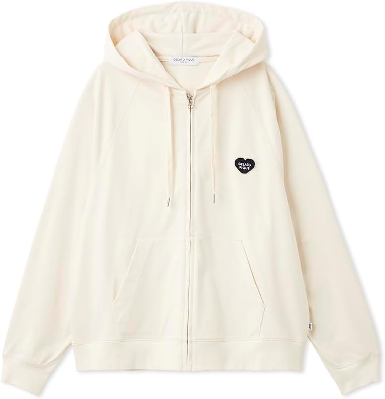 

Мужская толстовка с флисовой подкладкой и вышитым логотипом в виде сердца Gelato Pique