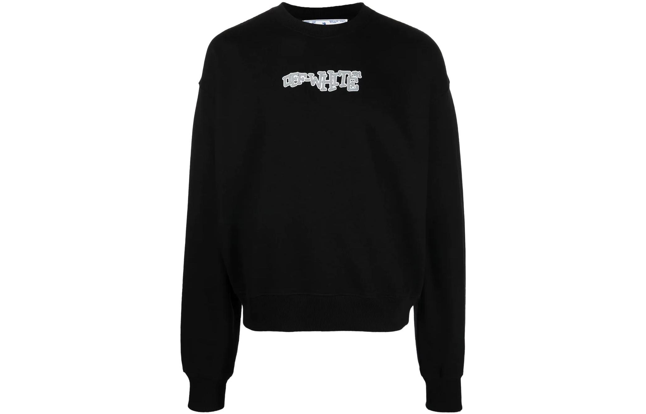 

Толстовка мужская Off-White Crew Neck, черный