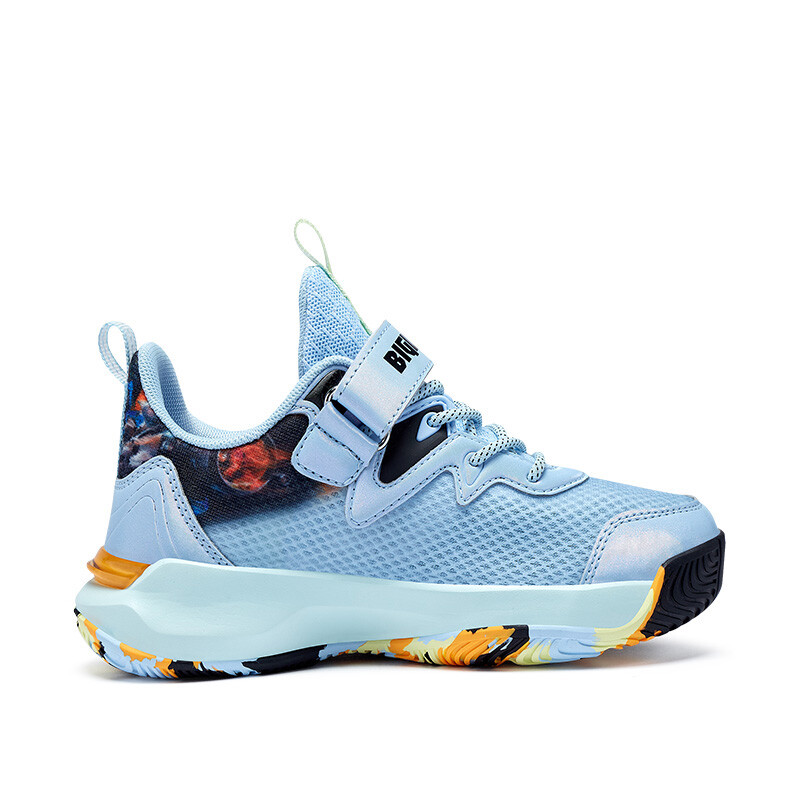 Детские баскетбольные кроссовки GS Low-top Big Wasp, черный — фото 2