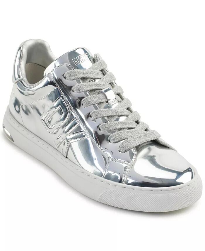 Женские кроссовки Abeni Lace-Up Low-Top DKNY, серебряный